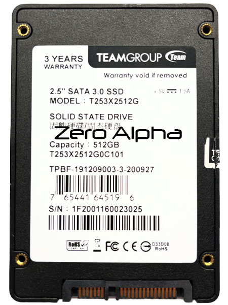 teamgroup ssd T253X2512G data recovery