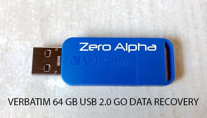 verbatim 64gb usb data recovery