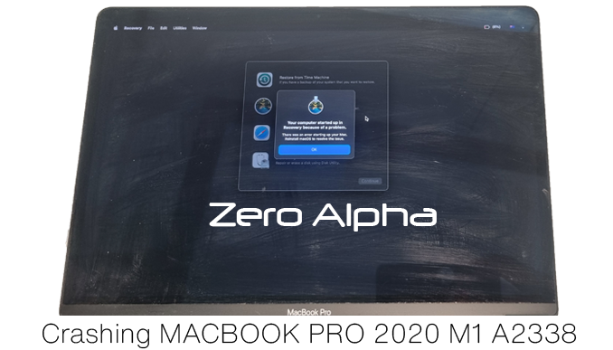 Endless loading screen on MacBook Pro A2338 -  Data Recovery