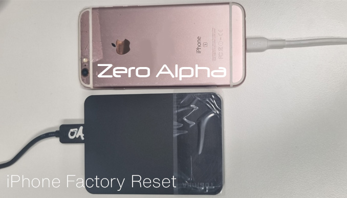 iPhone Factory Reset