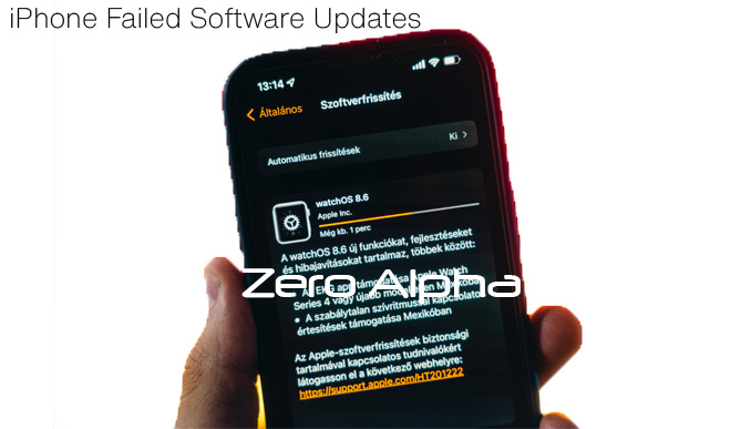 iPhone Failed Software Updates