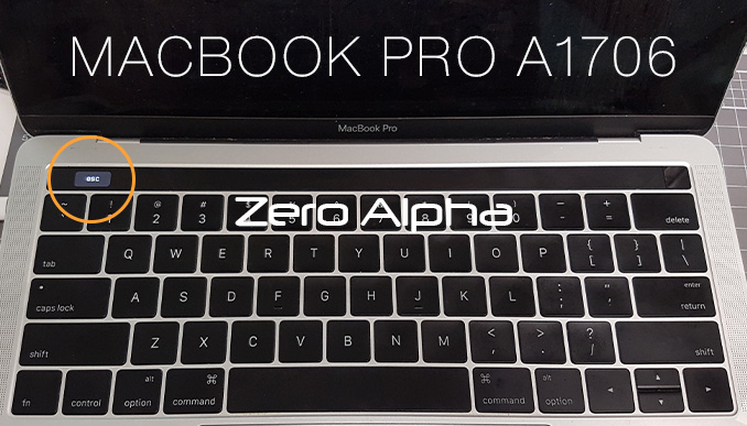 macbook pro 2017 stuck on blank screen with ESC key only lit up. data recovery demo