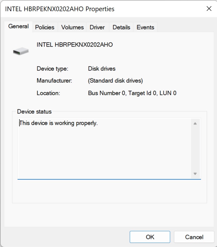 intel optane h10 detects as 32gb partition only in windows