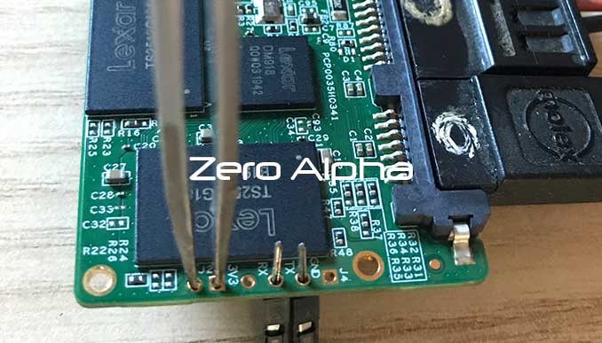 lexar dm918 maxio mas0902 uart commands safe mode shorting point