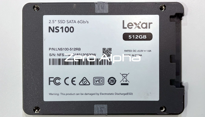 Lexar ns100 ssd sata data recovery lns100 512rb