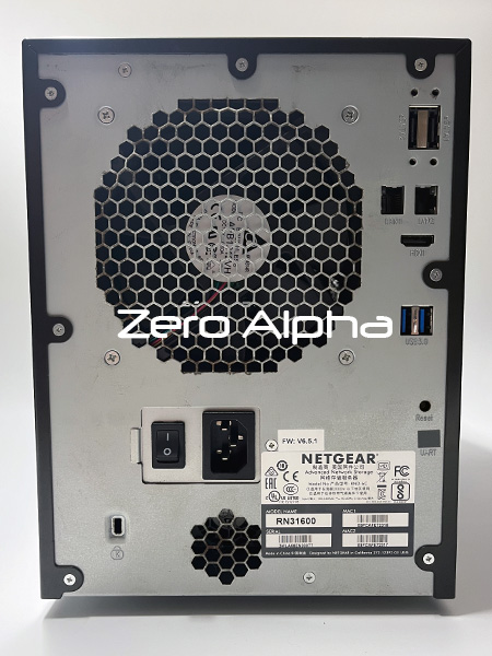 netgear advanced network storage rn31600 rnd 6c data recovery back