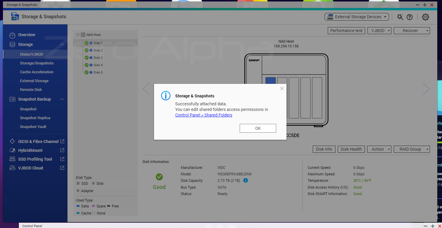 qnap snapshot data recovery