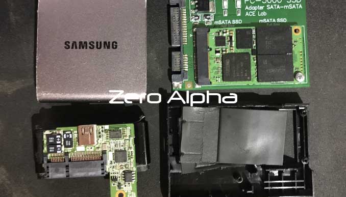 samsung t3 ssd dissasembly for data recovery