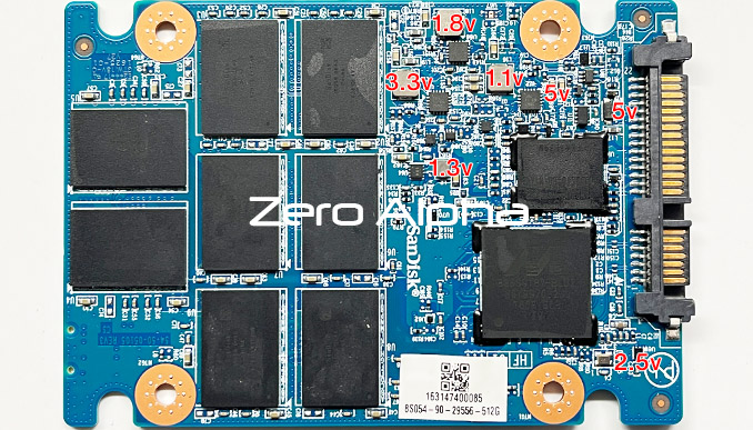 sandisk extreme pro ssd schematics SDSSDXPS-480G pcb:54-40-05105-rev3