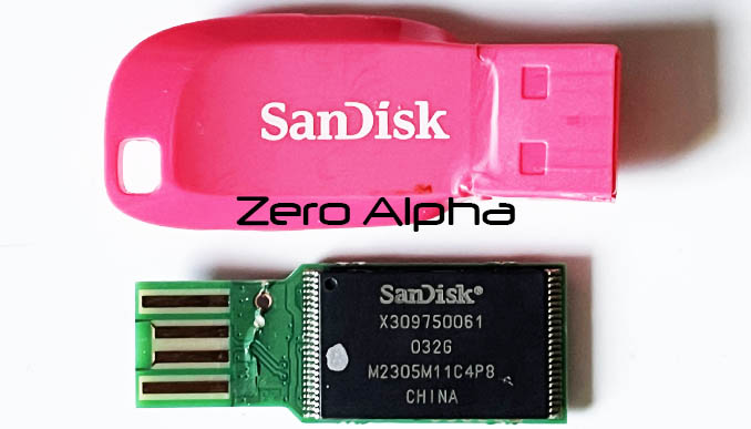 sandisk pink cruzer blade 32gb bent broken data recovery