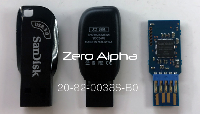 sandisk usb drive dissasembled 20 82 00388 B0 data recovery