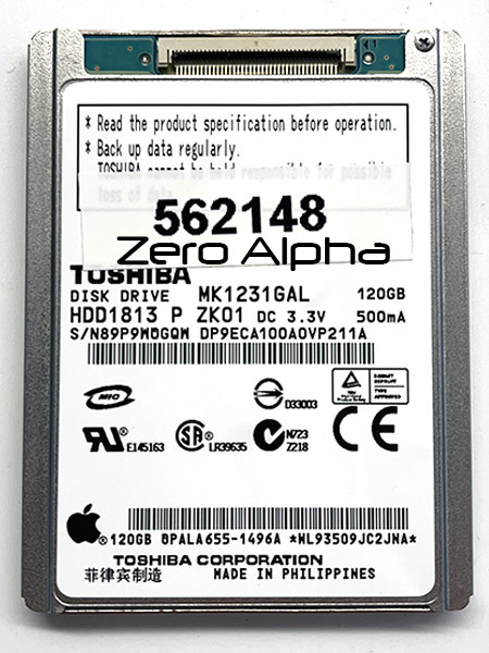 toshiba mk1231gal data recovery