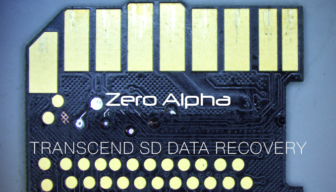 Transcend SD Micro Solder Cracked Trace Wires Data Recovery